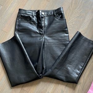 Aritzia leather pants petite/ short size